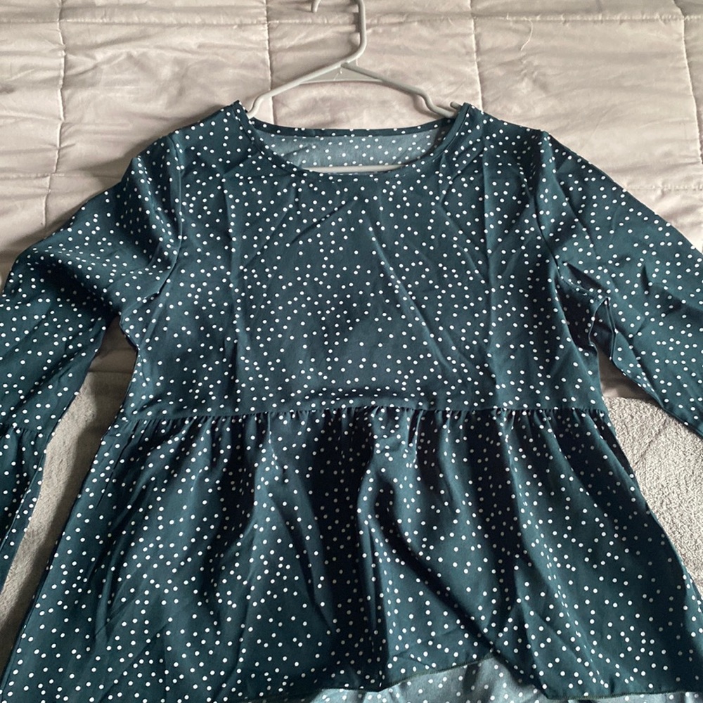 Casual peplum blouse